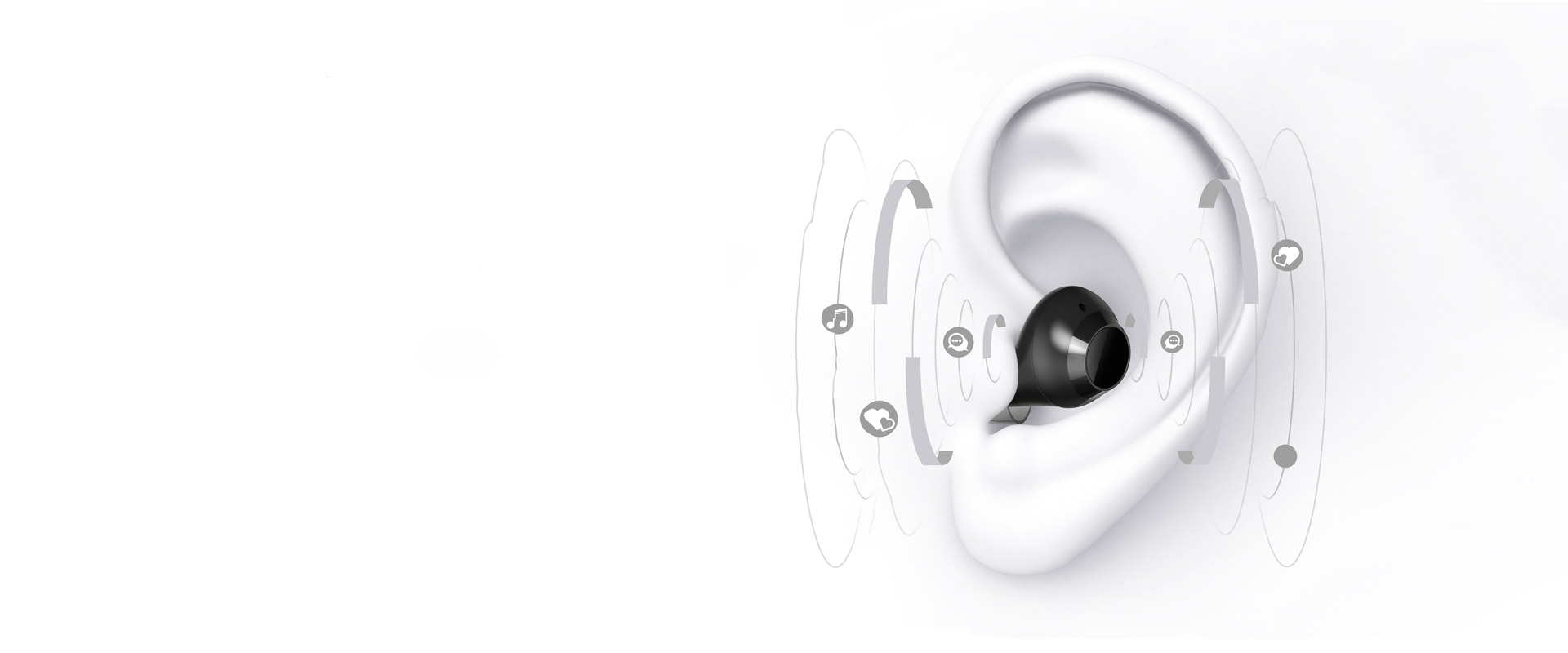 JH-A61 集音器 充電式 Jinghao 充電式集音器 軽量 高齢者集音器 インイヤーセンサー機能 両親 イヤホン 軽量 耳穴式 スピーカー 左右両耳 高感度集音器 コンパクトUSB充電式 きれいでクリアな音 (ブラック)